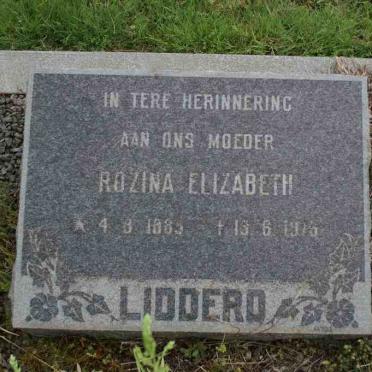 LIDDERD Rozina Elizabeth 1885-1976