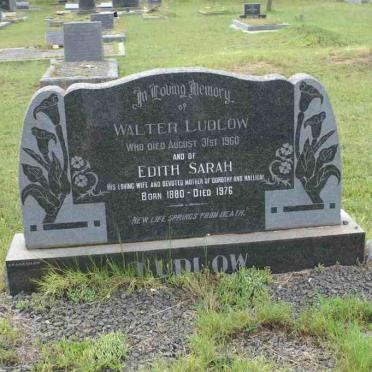 LUDLOW Walter -1960 &amp; Edith Sarah 1880-1976