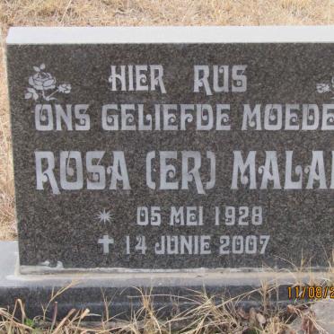 MALAN Rosa 1928-2007