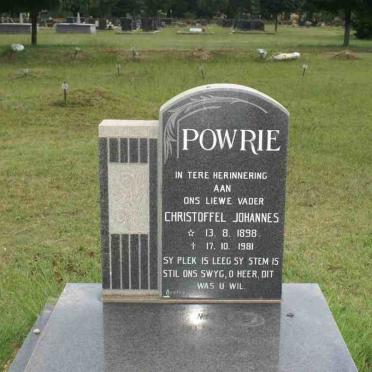 POWRIE Christoffel Johannes 1898-1981