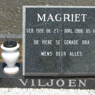 VILJOEN Magriet 1920-2006