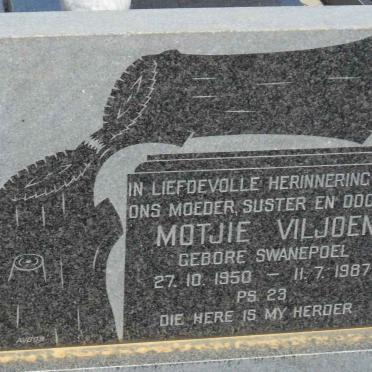 VILJOEN Motjie nee SWANEPOEL 1950-1987