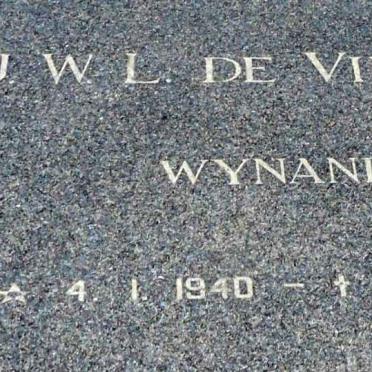 VILLIERS J.W.L., de 1940-1977