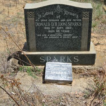 SPARKS Donald D.H. -1963 &amp; Gladys May 1903-1982