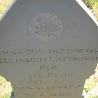 KOK Gertbecht Cattarina nee PEENS 1879-1930