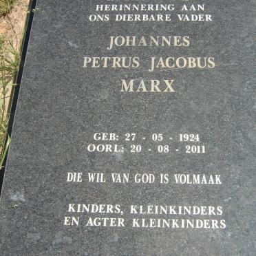 MARX Johannes Petrus Jacobus 1924-2011