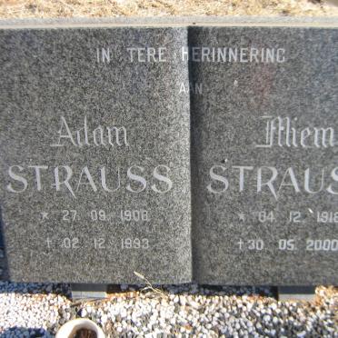 STRAUSS Adam 1908-1993 &amp; Miem 1918-2000