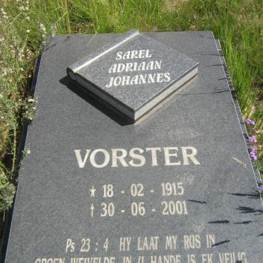 VORSTER Sarel Adriaan Johannes 1915-2001