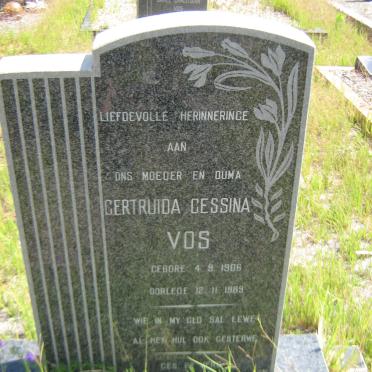 VOS Gertruida Gessina 1906-1989