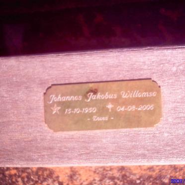 WILLEMSE Johannes Jakobus 1950-2006