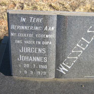 WESSELS Jurgens Johannes 1910-1979