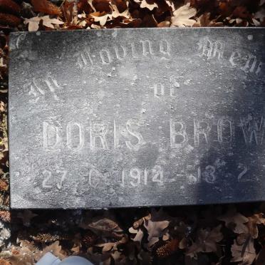 BROWN Doris 1914-1986