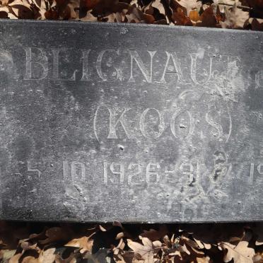 BLIGNAUT J.J. 1926-1990