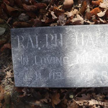 HARRIS Ralph 1903-1986