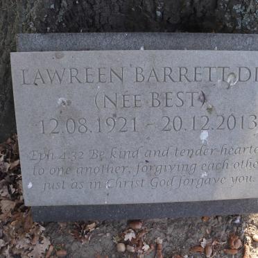 DIX Lawreen Barrett nee DIX 1921-2013