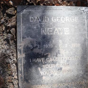 NEATE David George 1939-1998
