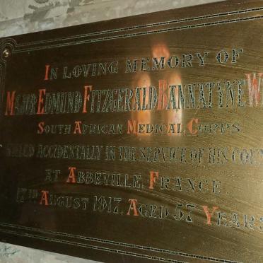 WILSON Edmund Fitzgerald Bannatyne -1917