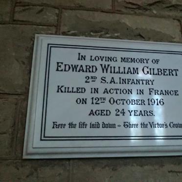 GILBERT Edward William -1916