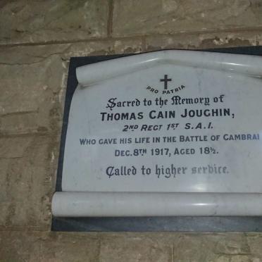 JOUGHIN Thomas Cain -1917