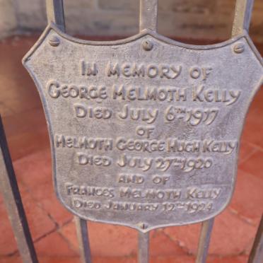 KELLY George Melmoth -1917 :: KELLY Melmoth George Hugh -1920 :: KELLY Frances Melmoth -1924