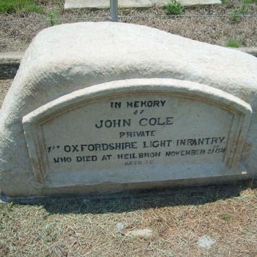 COLE John -1901