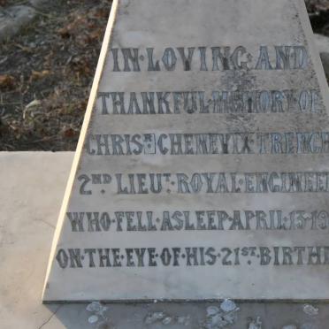 TRENCH Christopher Chenevix -1902