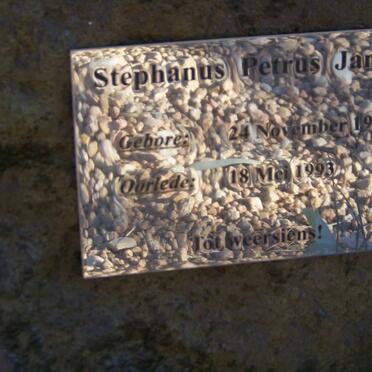 JANSEN Stephanus Petrus 1912-1993