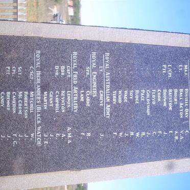 3. Imperial and Colonial forces killed at Paardeberg