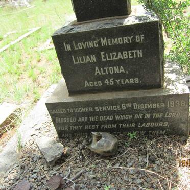 ALTONA Lilian Elizabeth -1938