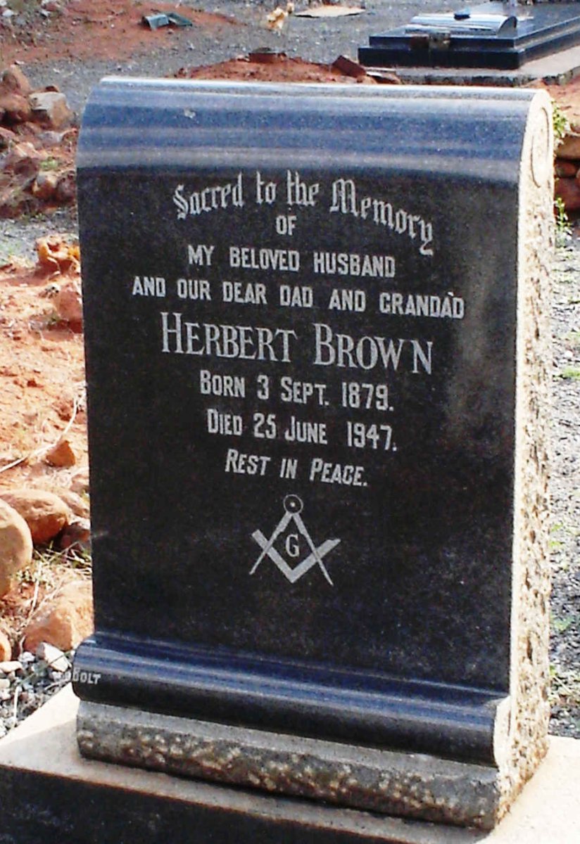 BROWN Herbert 1879-1947