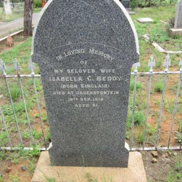 BEDDY Isabella C. nee SINCLAIR -1918