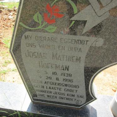 BADENHORST Josias Mathiem Hoffman 1938-1996