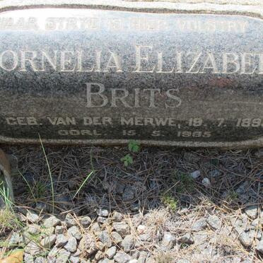 BRITS Cornelia Elizabeth 1895-1965