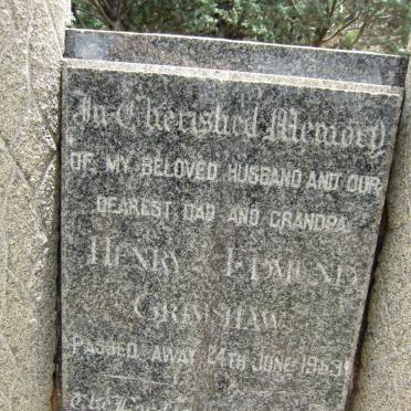 CRIMSHAW Henry Edmund -1959