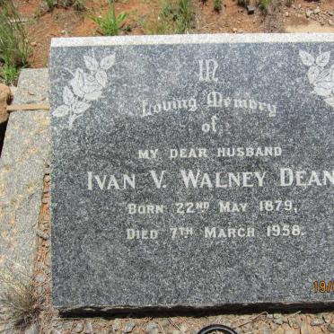 DEAN Ivan V. Walney 1879-1958