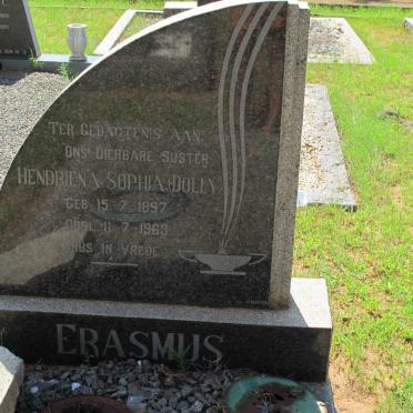 ERASMUS Hendriena Sophia 1897-1963