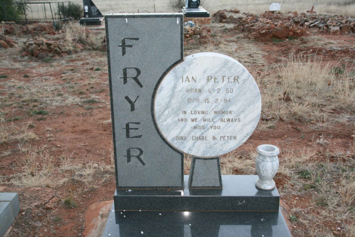 FRYER Jan Peter 1950-1994