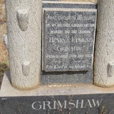 GRIMSHAW Henry Edmund -1959
