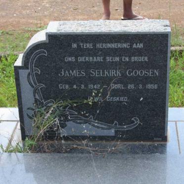 GOOSEN James Selkirk 1942-1956