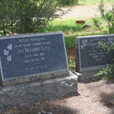 GEEL Jan Hendrik 1880-1944 &amp; Hendrina Johanna TERBLANCHE 1887-1969