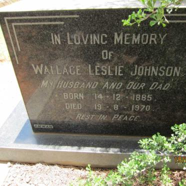 JOHNSON Wallace Leslie 1885-1970