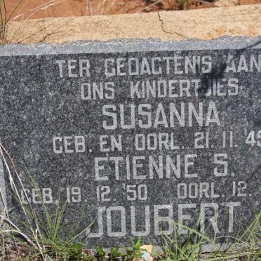 JOUBERT Susanna 1949-1949 :: JOUBERT Ettiene S. 1950-1951