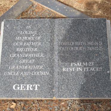 ? Gert 1942-2009 &amp; Lilian Louisa 1944-2016