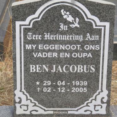 ? Ben Jacobus 1939-2005