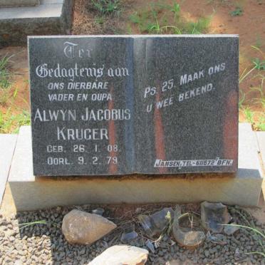 KRUGER Alwyn Jacobus 1908-1979