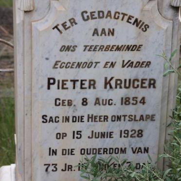 KRUGER Pieter 1854-1928