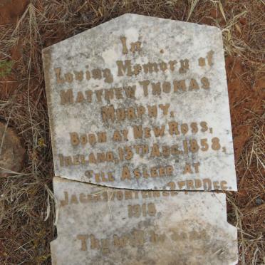 MURPHY Matthew Thomas 1858-1918