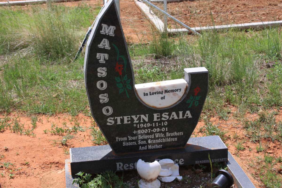 MATSOSO Steyn Esaia 1949-2007