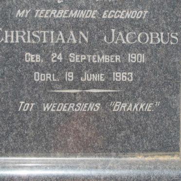 MERWE Christiaan Jacobus, van der 1901-1963 &amp; Anna Margaretha Cornelia 1905-1988