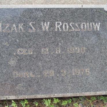ROSSOUW Izak S.W. 1909-1975